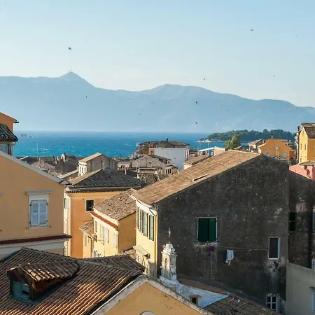 Corfu Overview Penthouse דירה
